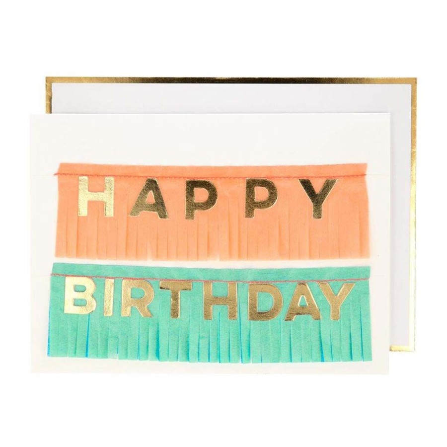 Paper Lockwood Birthday Cards | Birthday Fringe Garland Card