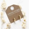 Accessories Lockwood | Demure Huggie Hoops