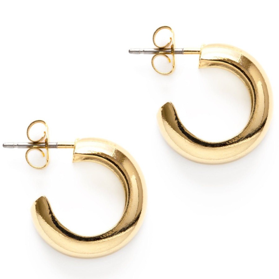 Accessories Lockwood | Demure Huggie Hoops