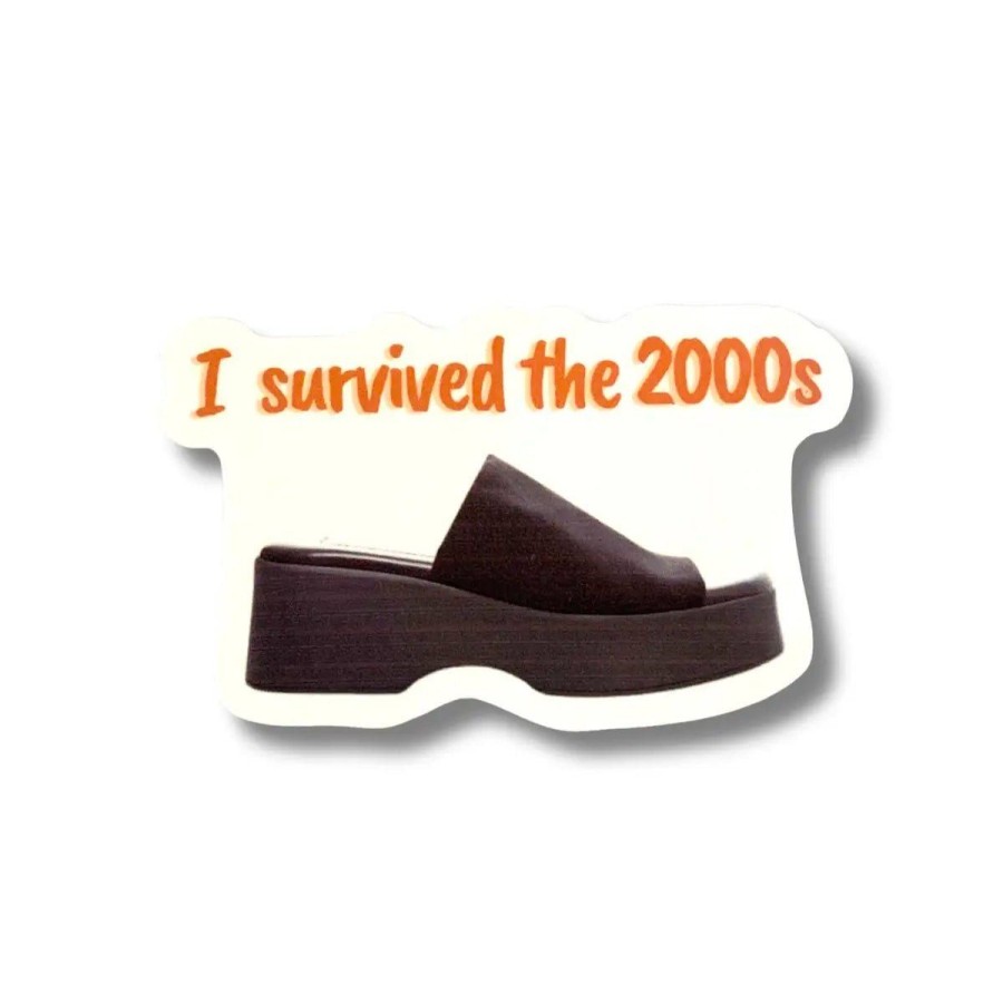 Unisex Lockwood | Survived The 2000S Slide Sticker