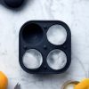 Home Lockwood Drinkware & Glassware | Peak Charcoal Sphere Ice Mold