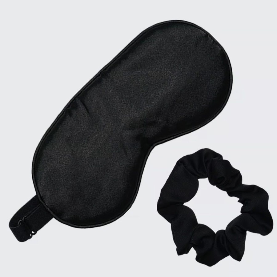 Beauty & Wellness Lockwood Beauty Tools | Satin Eye Mask & Sleep Scrunchie Set