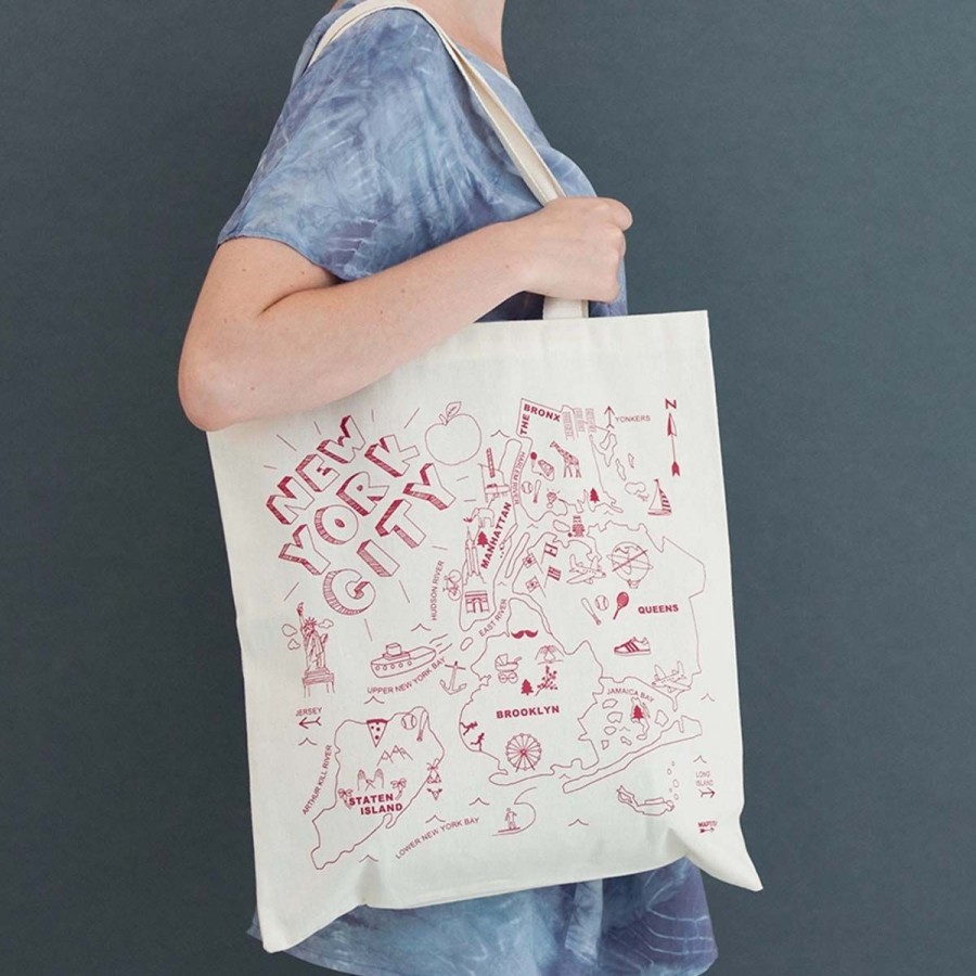 Unisex Lockwood | Nyc Map Grocery Tote