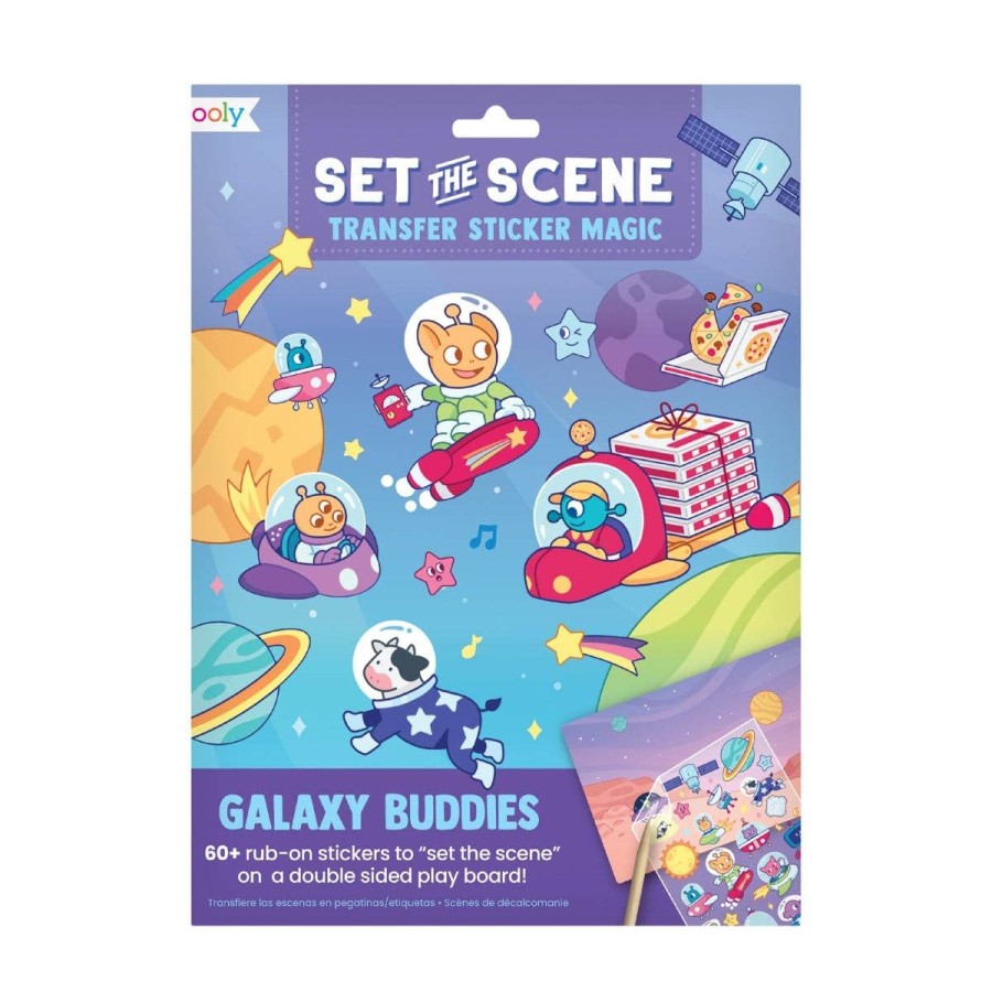 Kids Lockwood Games & Toys | Set The Scene Transfer Sticker Magic-Galaxy Buddies