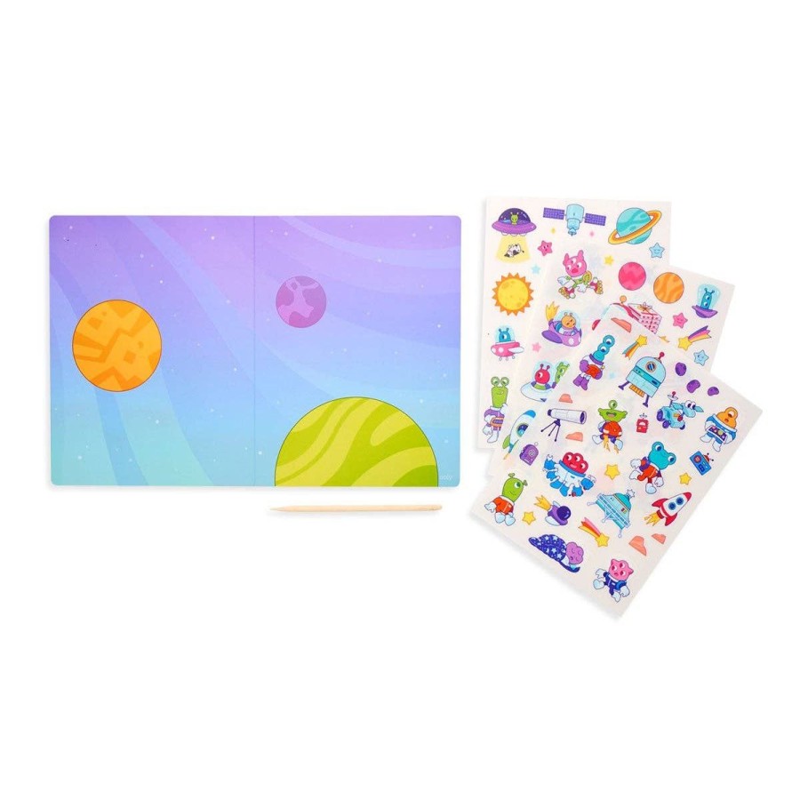 Kids Lockwood Games & Toys | Set The Scene Transfer Sticker Magic-Galaxy Buddies