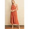 Women Lockwood Dresses & Jumpsuits | Pretty Pleats One-Shoulder Dress In Burnt Sienna