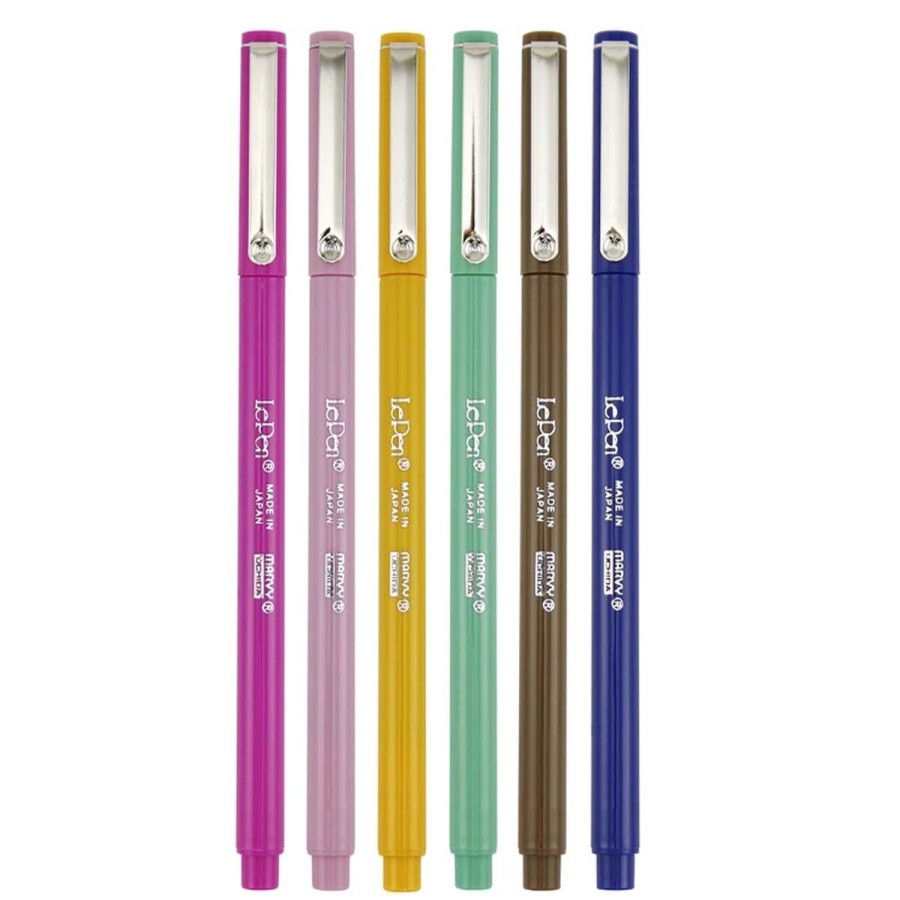 Home Lockwood Arts & Crafts | Le Pen Retro Colors-Set Of 6