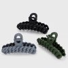 Accessories Lockwood | Eco-Friendly Chain Claw Clip-Black/Moss Assorted