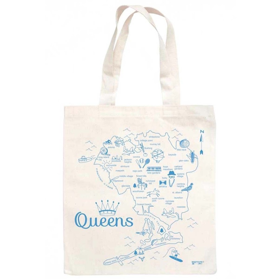 Unisex Lockwood | Queens Map Grocery Tote