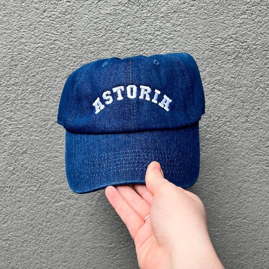 Accessories Lockwood | Astoria Arch Hat-Dark Denim W/White