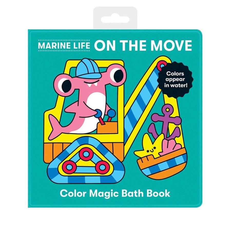 Kids Lockwood Bath Time | Marine Life On The Move Color Magic Bath Book