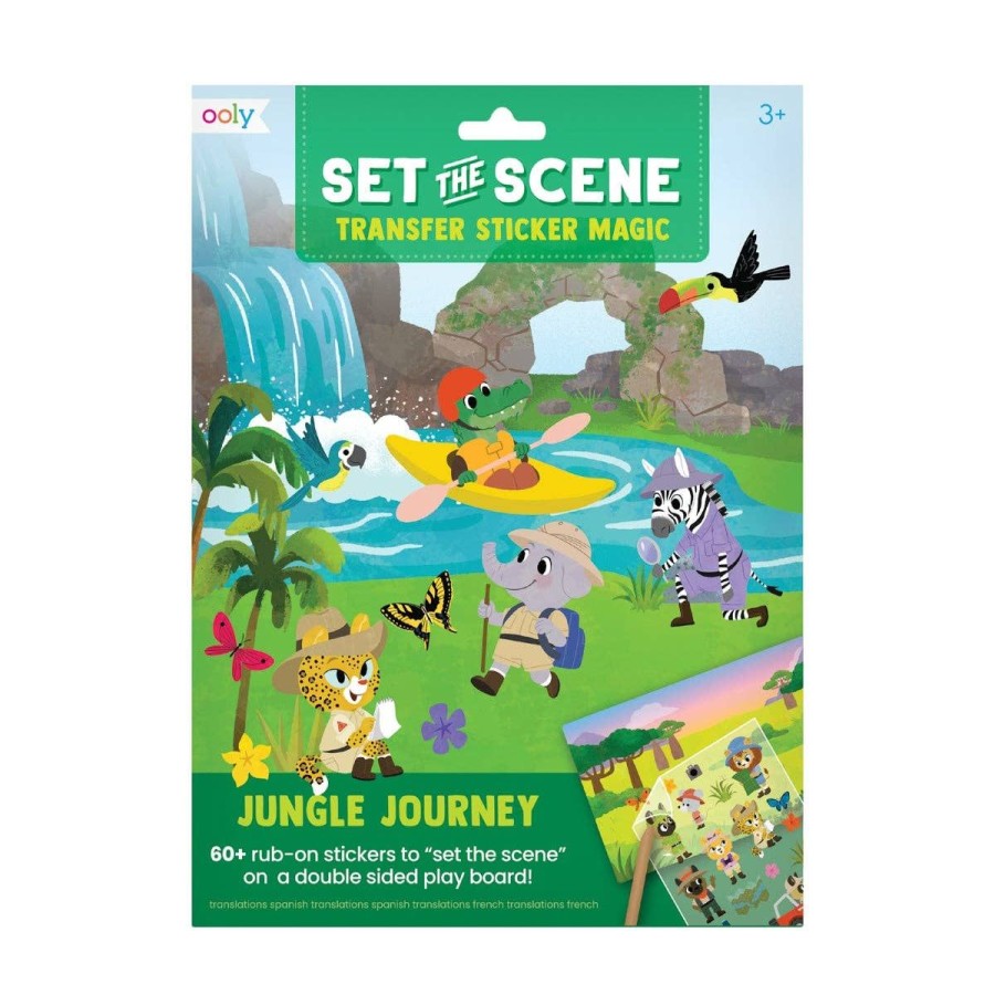 Kids Lockwood Games & Toys | Set The Scene Transfer Sticker Magic-Jungle Journey