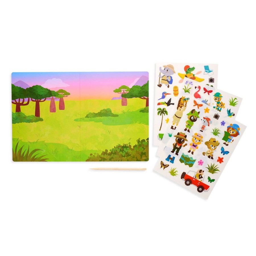 Kids Lockwood Games & Toys | Set The Scene Transfer Sticker Magic-Jungle Journey