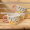 Home Lockwood Mugs | Twisted Handle Wildflower Mug