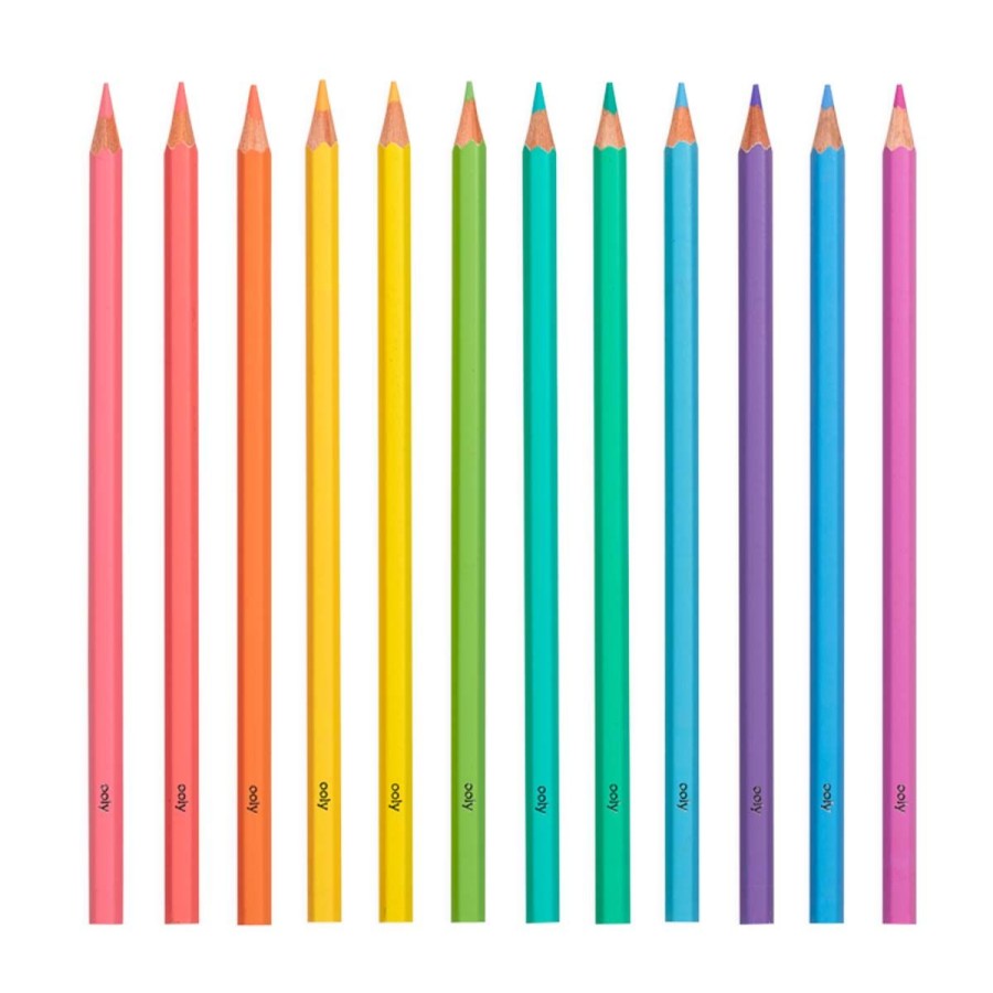 Kids Lockwood Arts & Crafts | Pastel Hues Colored Pencils