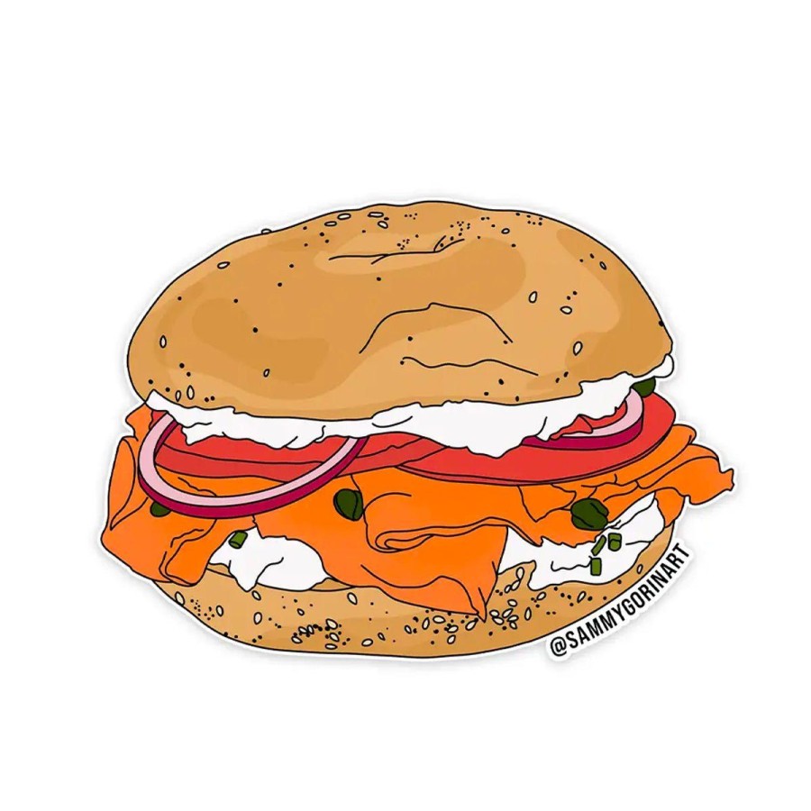 Paper Lockwood Stationery | Bagel & Lox Sticker