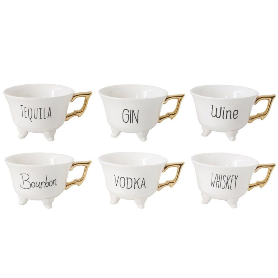 Home Lockwood Drinkware & Glassware | Footed Tea Cups