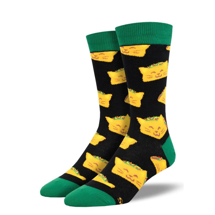 Men Lockwood | Cat Taco Men'S Sock