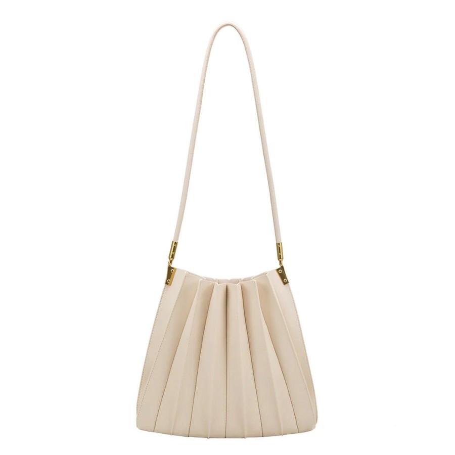 Accessories Lockwood | Carrie Pleated Shoulder Bag