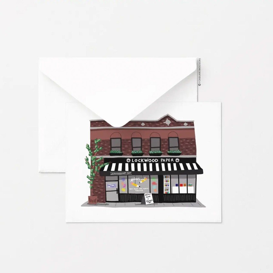 Paper Lockwood Boxed Cards & Postcards | Astoria Shop Fronts Note Cards (2.0 Design)-Box/18