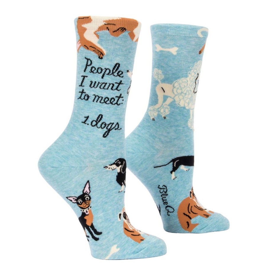 Women Lockwood | People To Meet: Dogs Women'S Sock