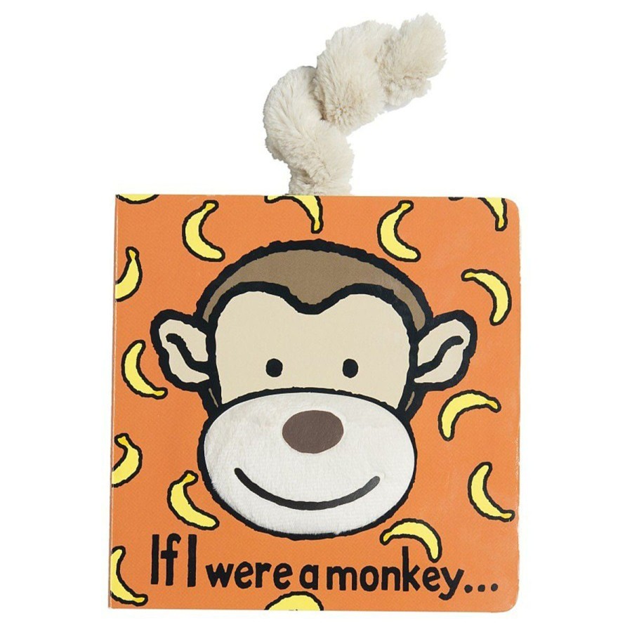 Kids Lockwood Books | Jellycat Book 'If I Were A'-Monkey