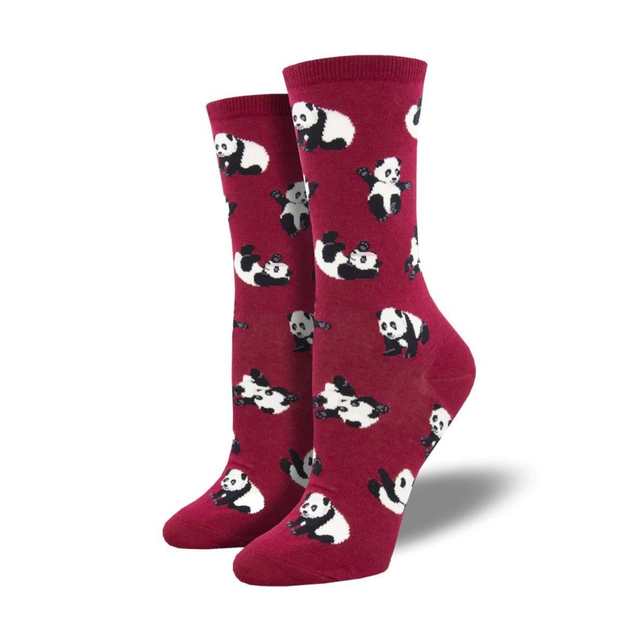 Women Lockwood | Cuddle Puddle Women'S Sock-Red