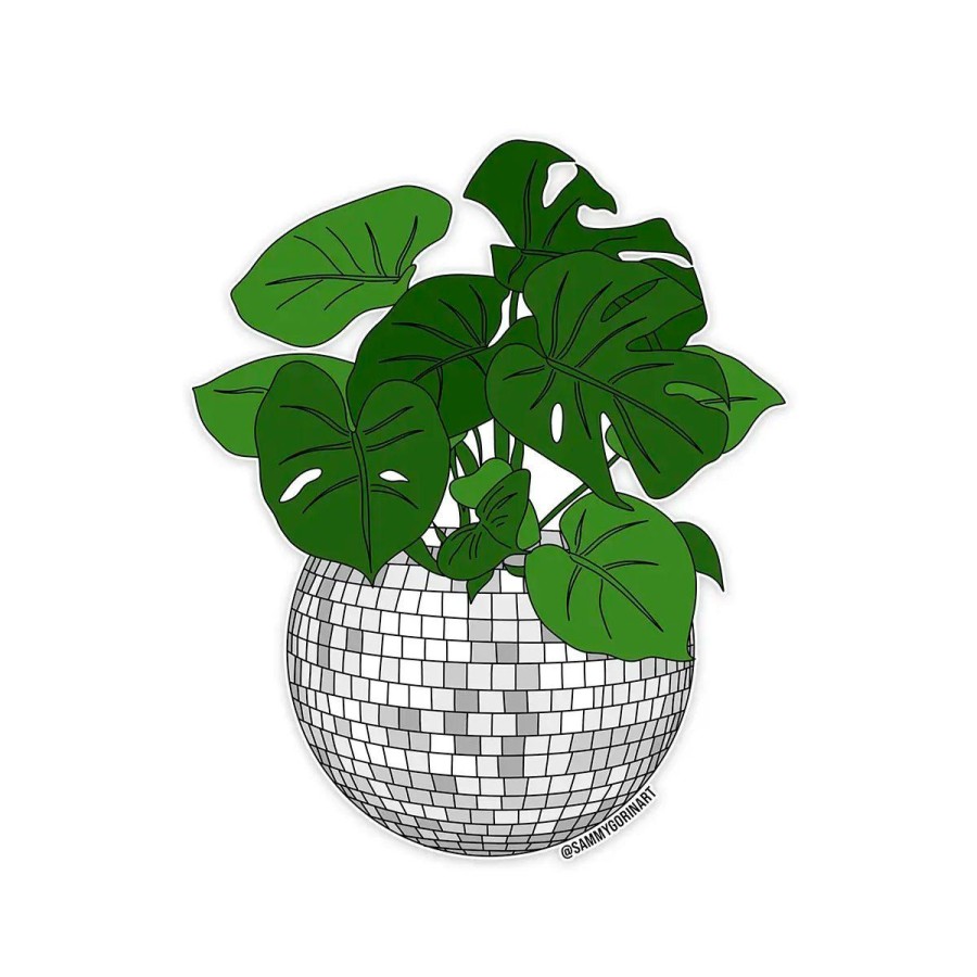 Paper Lockwood Stationery | Disco Planter Sticker