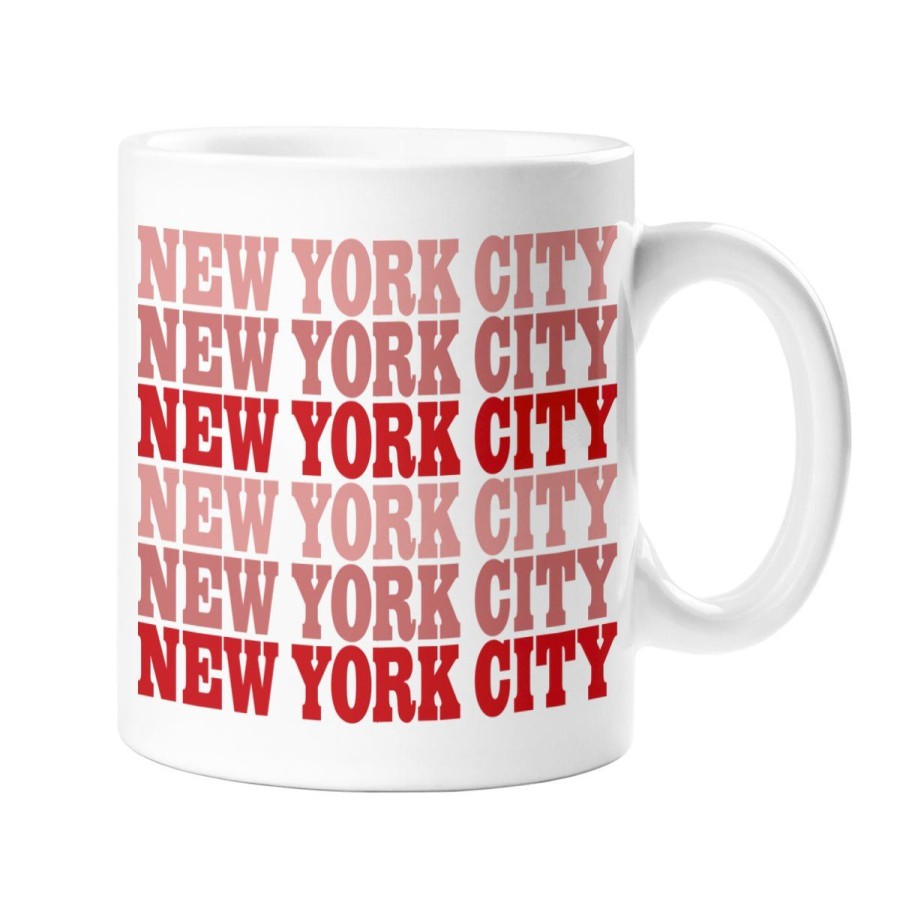 Home Lockwood Mugs | Nyc Red Repeat Mug