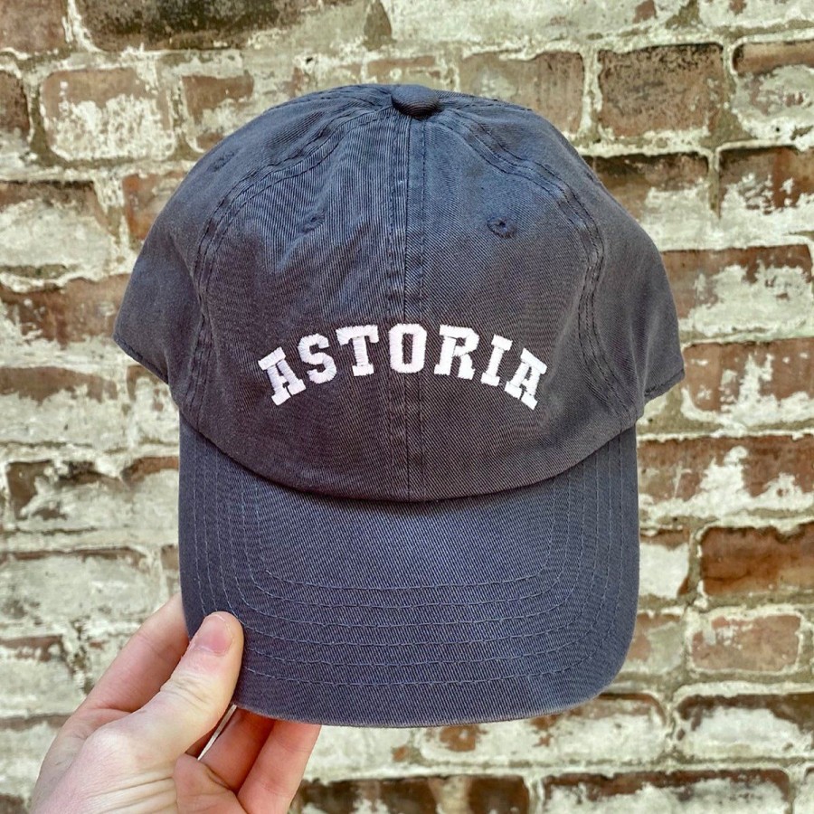 Unisex Lockwood | Astoria Arch Hat-Dark Grey W/White