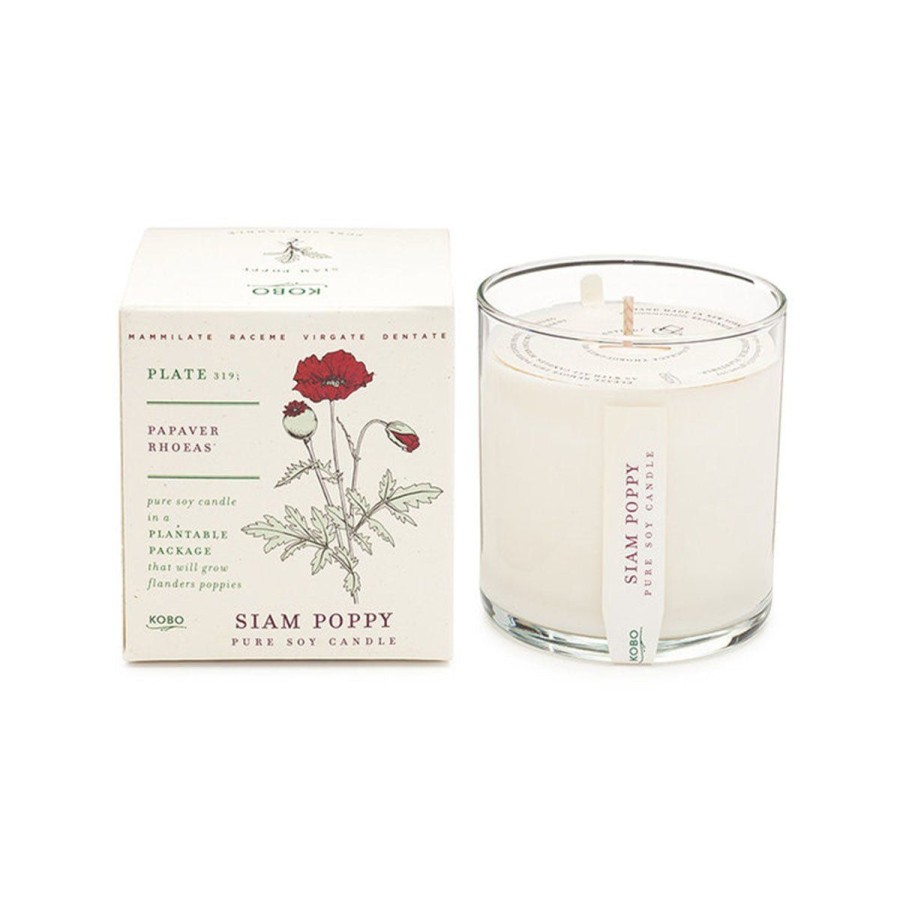 Home Lockwood Gardening | Siam Poppy Soy Candle