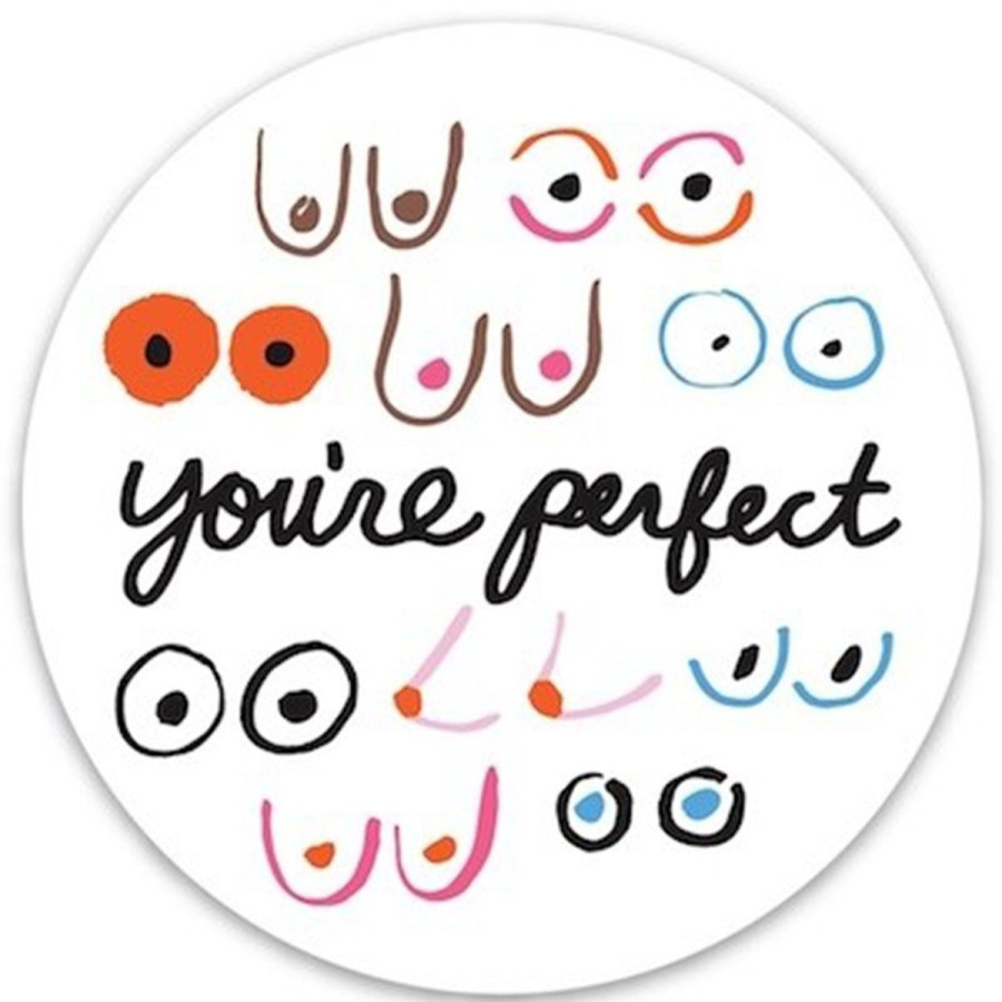 Paper Lockwood Stickers | You'Re Perfect Boobs (Die Cut Sticker)