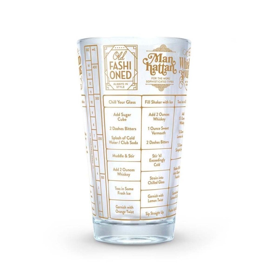 Home Lockwood Drinkware & Glassware | Drink Recipe Pint Glass-Whiskey