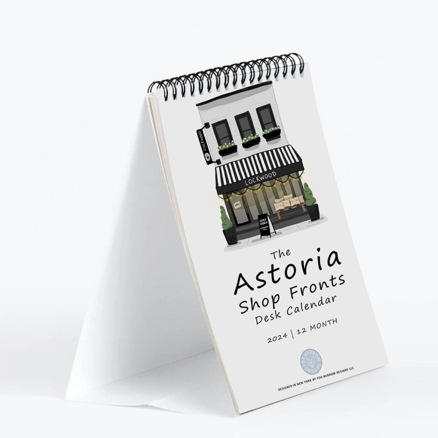 Paper Lockwood Calendars & Planners | Astoria Shop Fronts 2024 Desk Calendar