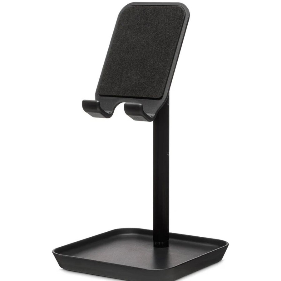 Paper Lockwood Desk Supplies | Adjustable Phone Stand-Black