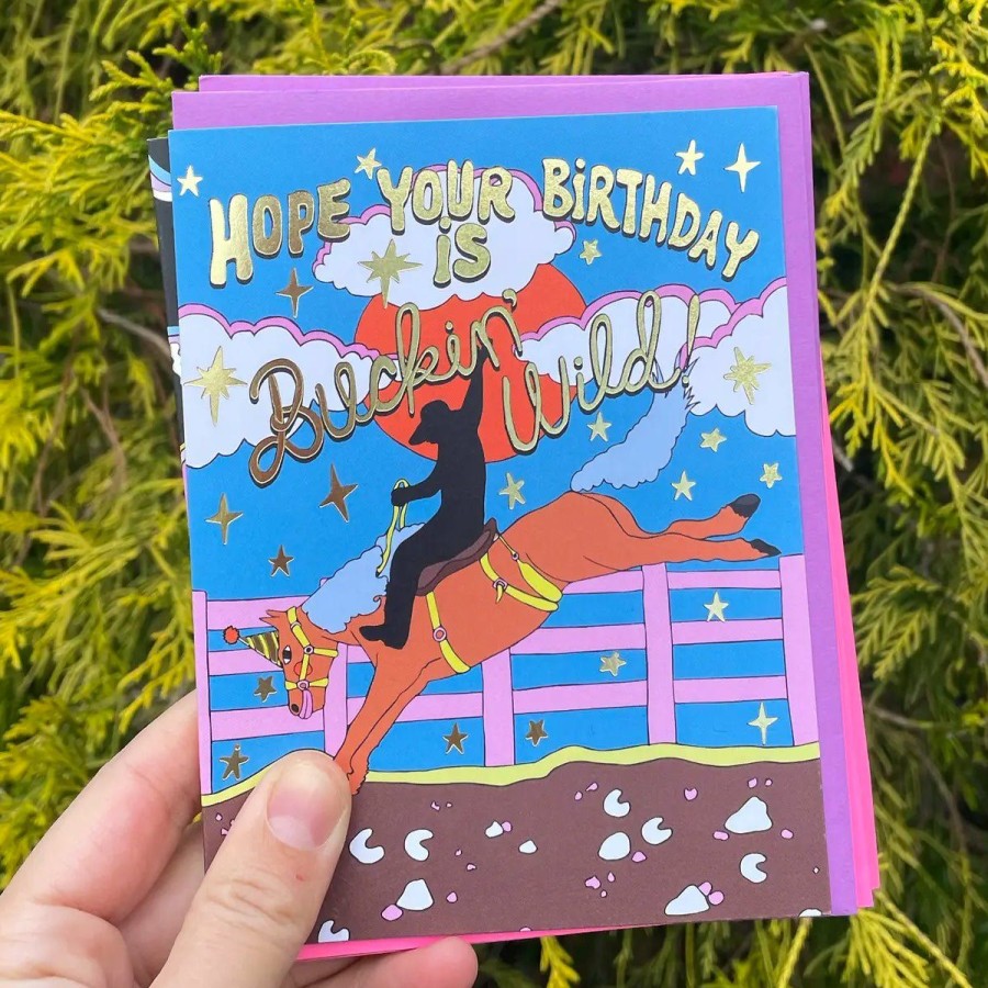 Paper Lockwood Birthday Cards | Buckin' Wild Birthday Greeting Card