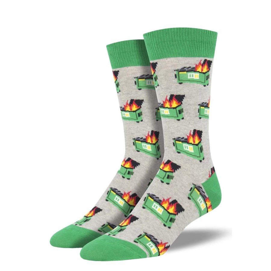 Men Lockwood | Dumpster Fire Men'S Sock