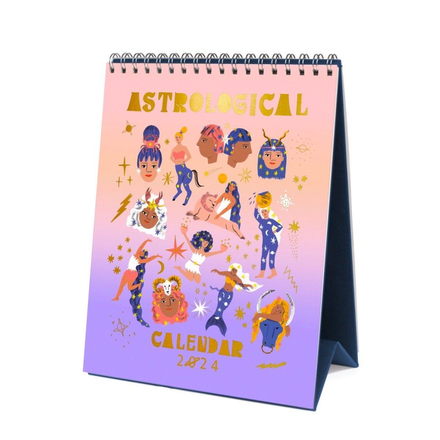 Paper Lockwood Calendars & Planners | 2024 Astrological Desk Calendar