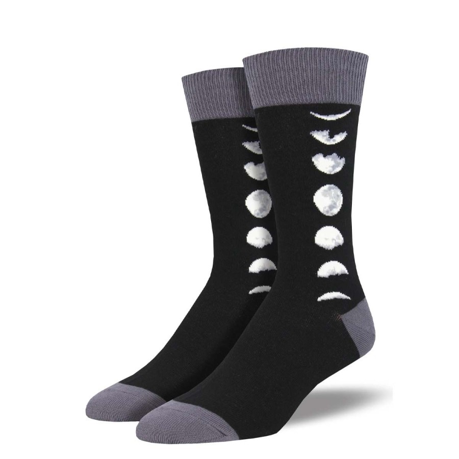 Men Lockwood | Moon Phases Men'S Sock