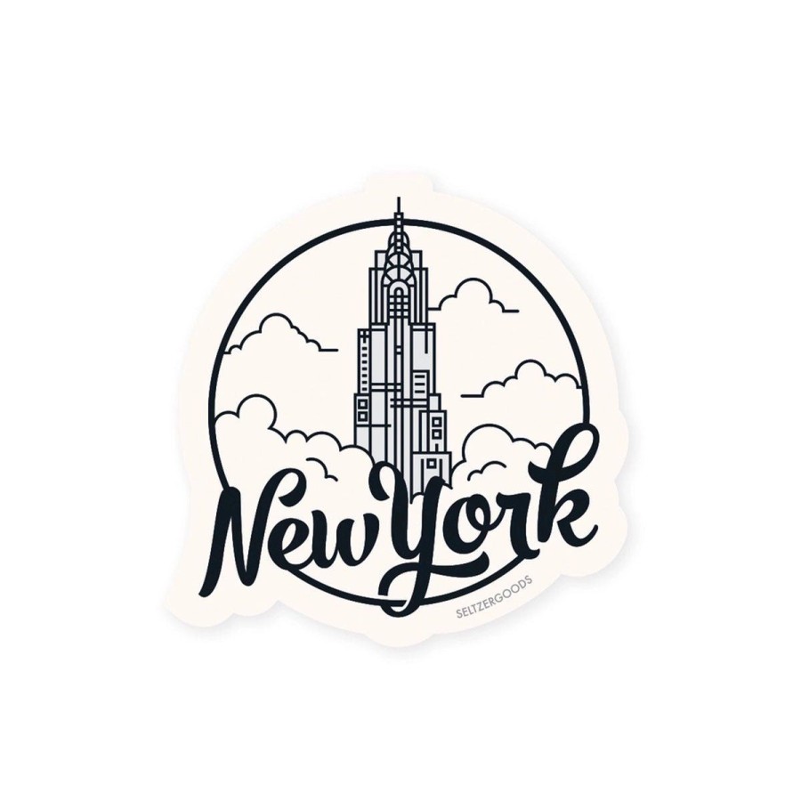 Paper Lockwood Stickers | Nyc Skyscraper Sticker