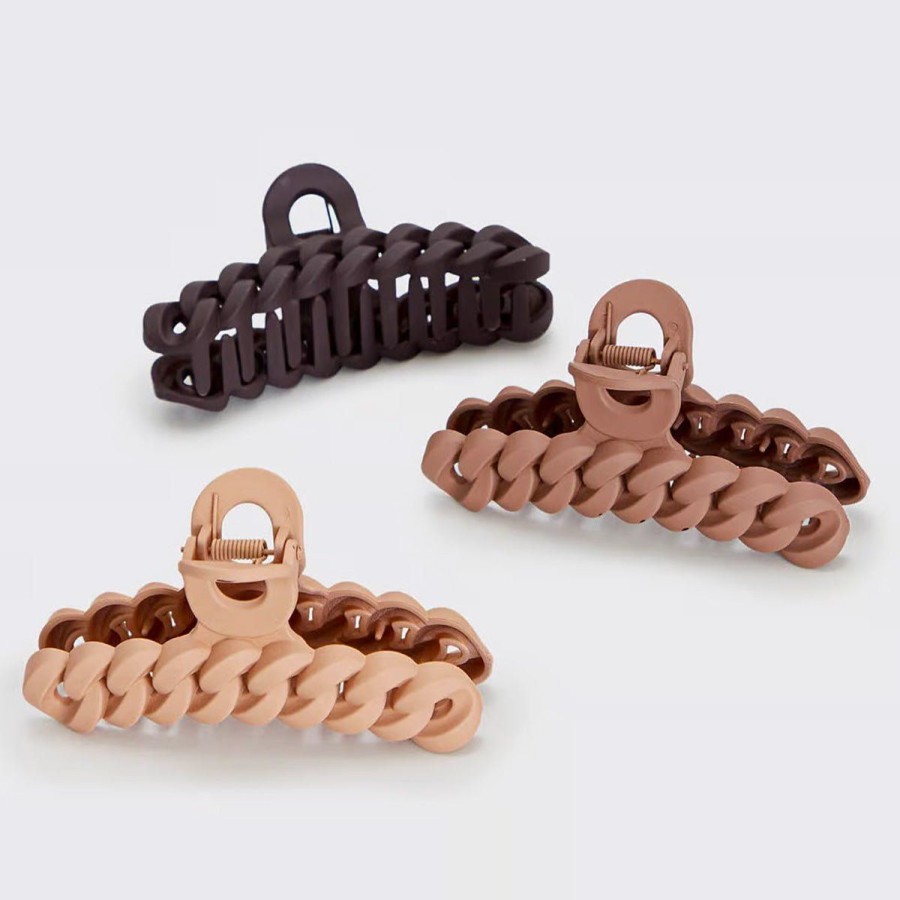 Accessories Lockwood | Eco-Friendly Chain Claw Clip-Neutral Assorted