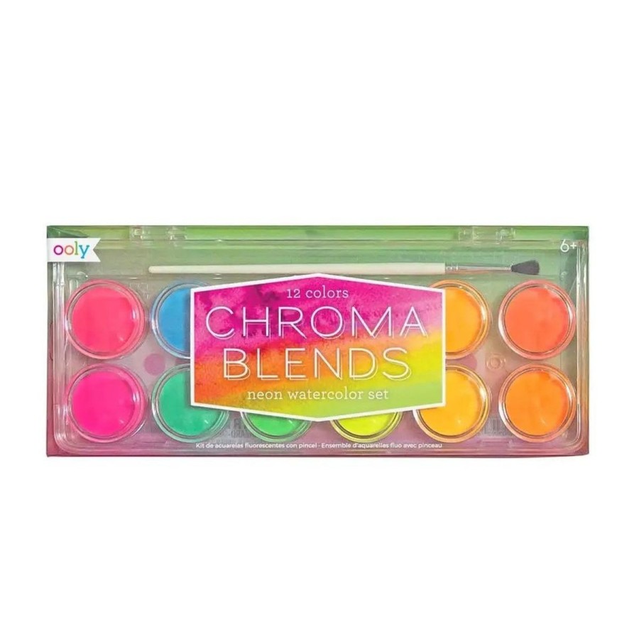 Kids Lockwood Arts & Crafts | Chroma Blends Neon Watercolor Set