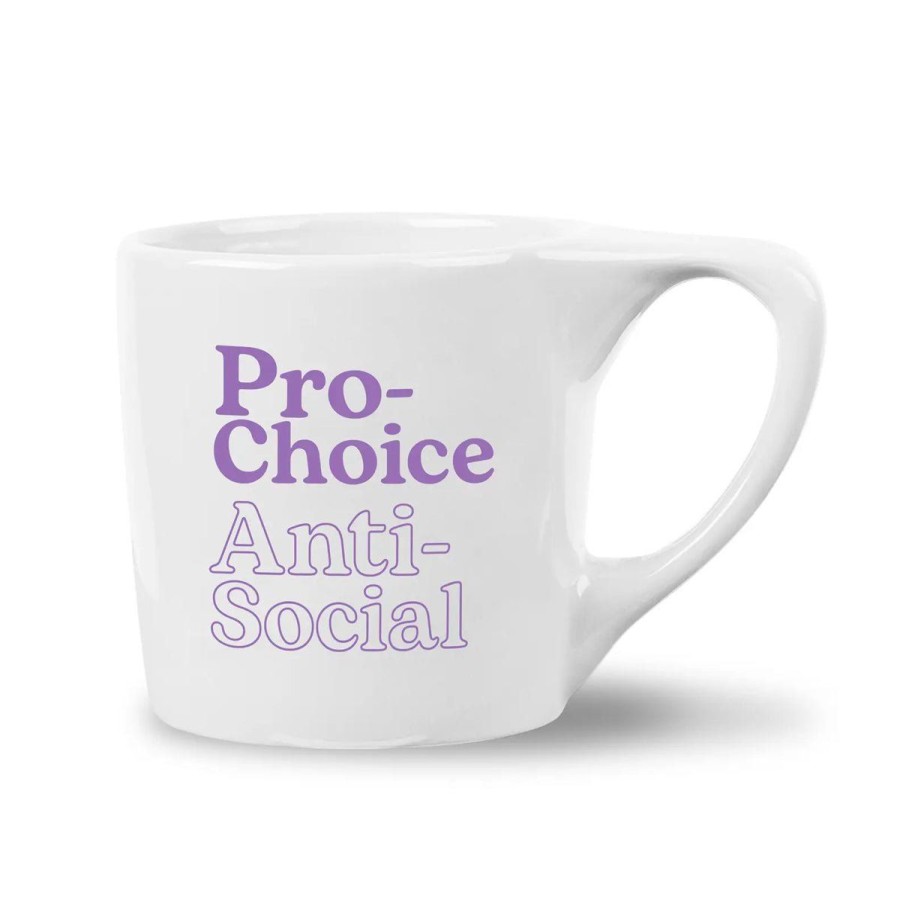 Home Lockwood Mugs | Pro-Choice/Anti-Social Mug (10Oz)