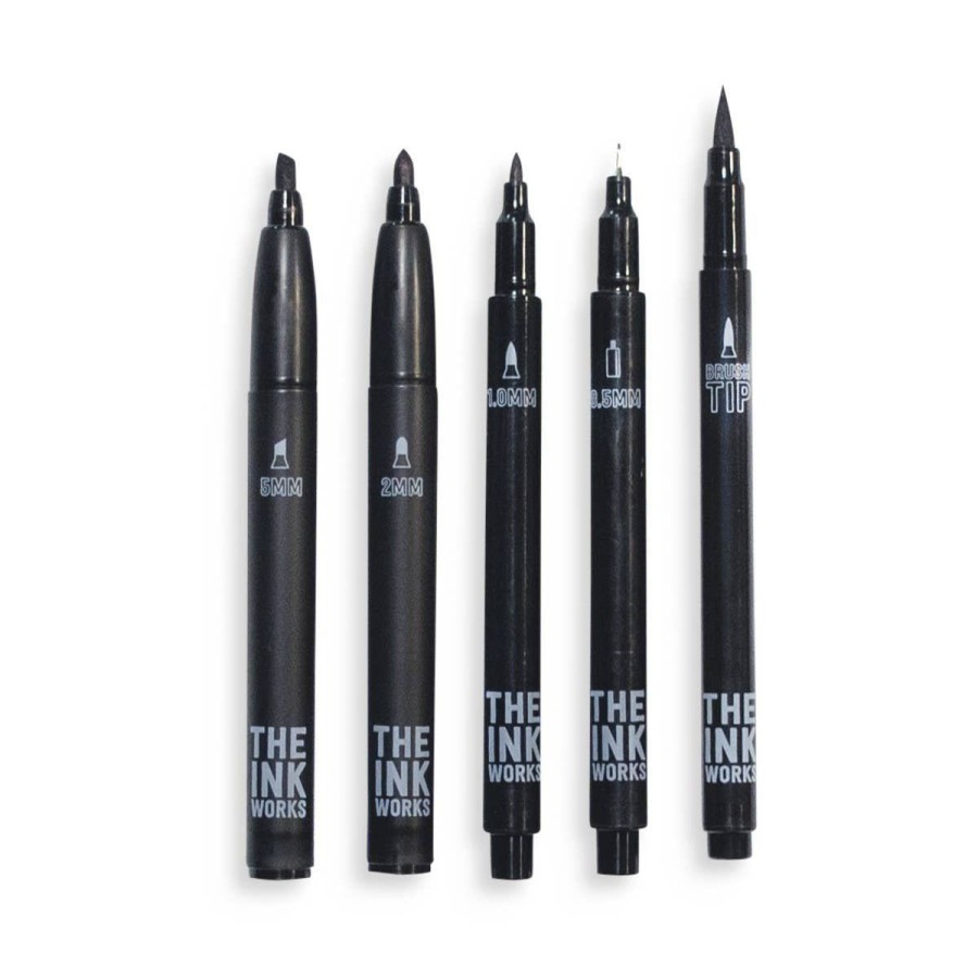 Paper Lockwood Pens & Pencils | The Ink Works Markers-Set/5