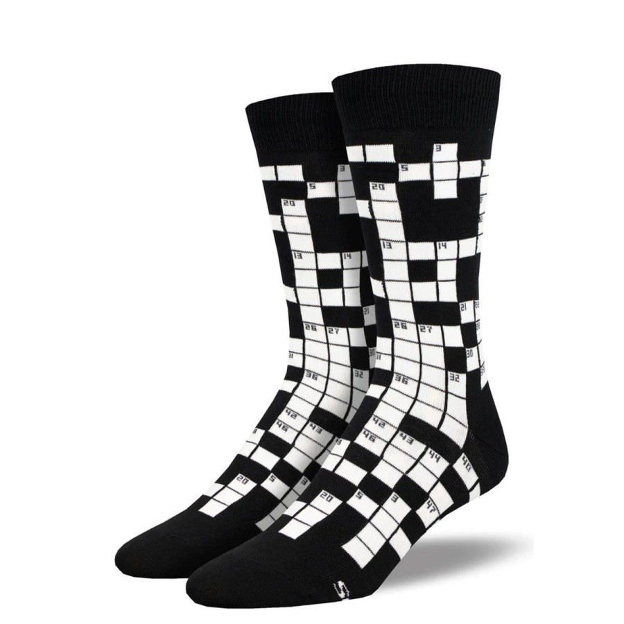 Men Lockwood | Sunday Crossword Men'S Sock