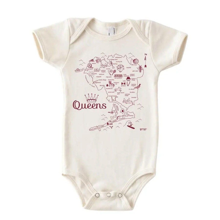 Kids Lockwood Baby & Kids Clothing | Queens Map Onesie