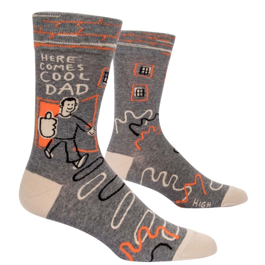 Men Lockwood | Here Comes Cool Dad Men'S Sock