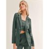 Women Lockwood Sweaters & Jackets | Evergreen Blazer In Dark Green