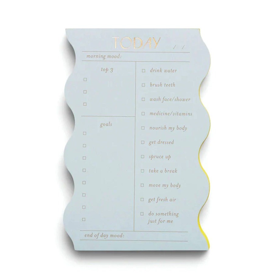 Paper Lockwood Desk Supplies | Wavy Daily Notepad