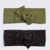 Beauty & Wellness Lockwood Beauty Tools | Cotton Adjustable Headband, Asst Moss